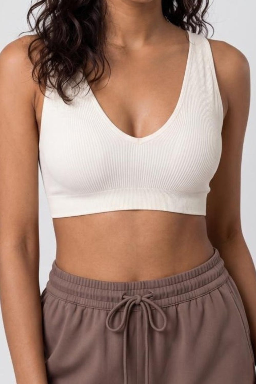 Women Off White Textured Comfort Bra - Image 3