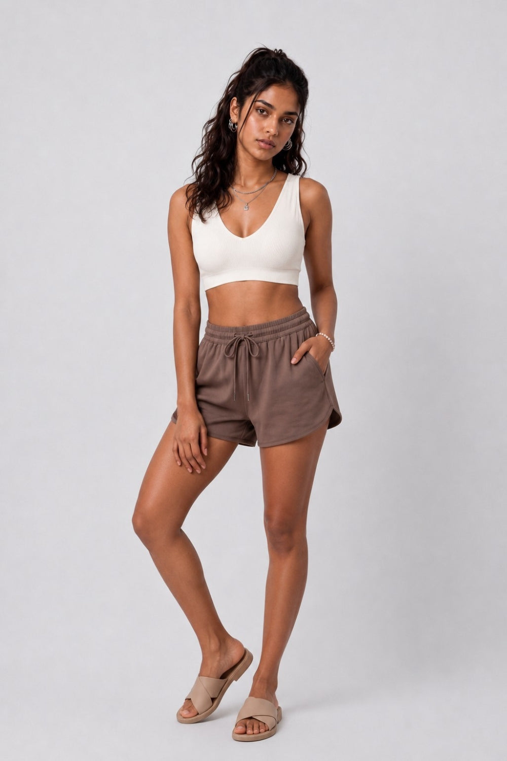 Women Off White Textured Comfort Bra - Image 6