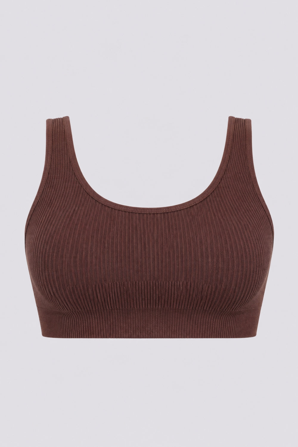 Women Brown Textured Bra - Image 7