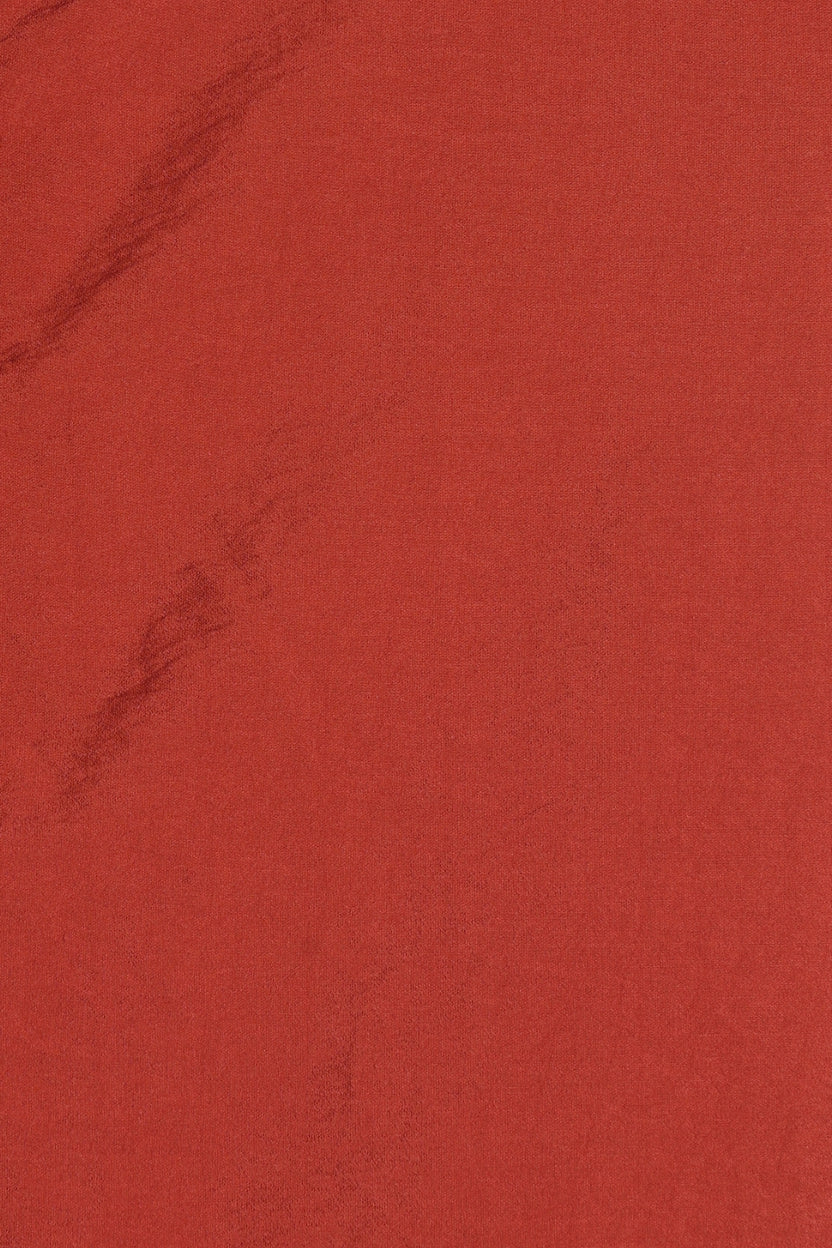Womens Rust Solid Mandarin Collar Top - Image 8