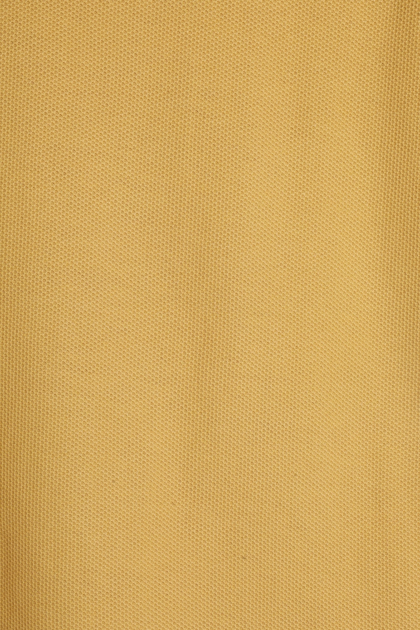 Mens Yellow Solid Polo T-Shirt - Image 8