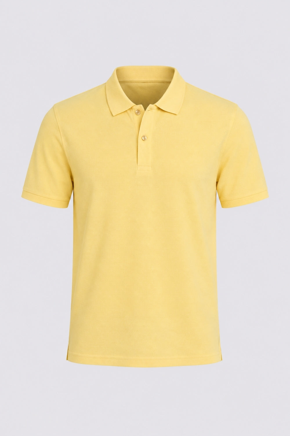 Mens Brown Yellow Polo T-Shirt - Image 7