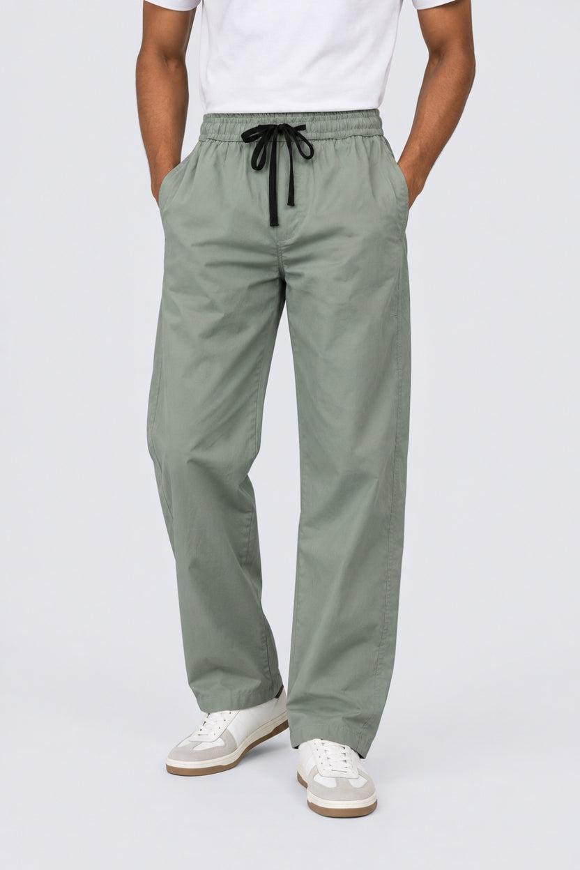 Mens Sage Green Drawstring Pyjama - Image 2