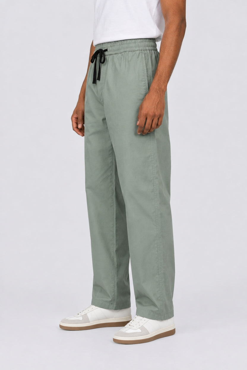 Mens Sage Green Drawstring Pyjama - Image 4