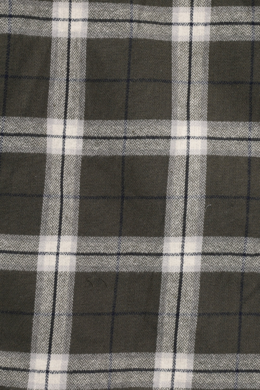 Mens Regular Fit Green Checked Casual Shirt - Image 8