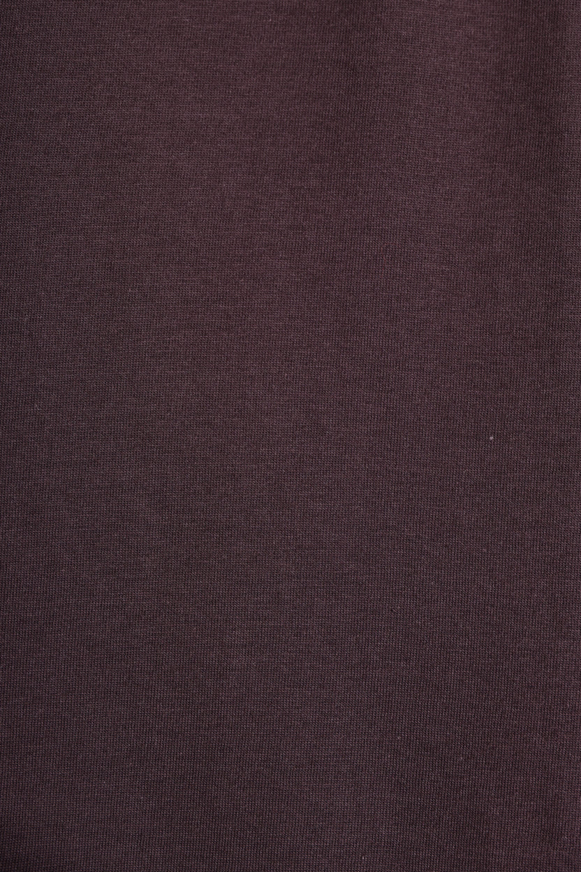 Mens Purple Cotton Regular Fit T-Shirt - Image 8