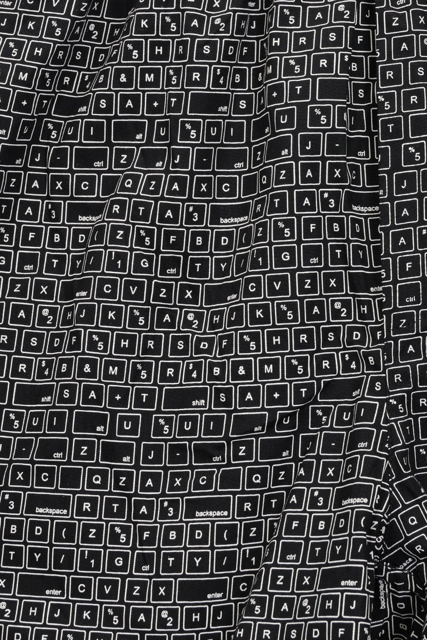Mens Black Geometric Printed Boxer - Image 8