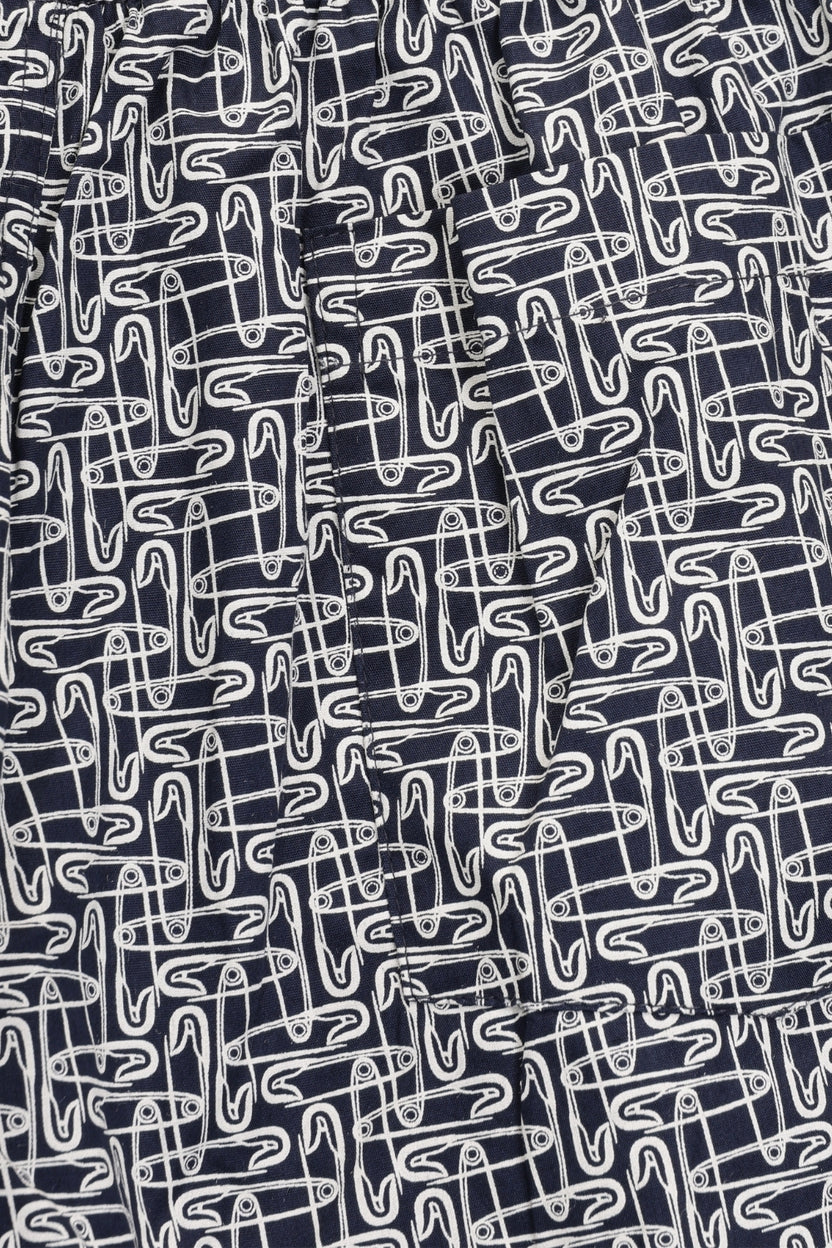 Mens Regular Fit Navy All Over Printed Boxer - Image 8