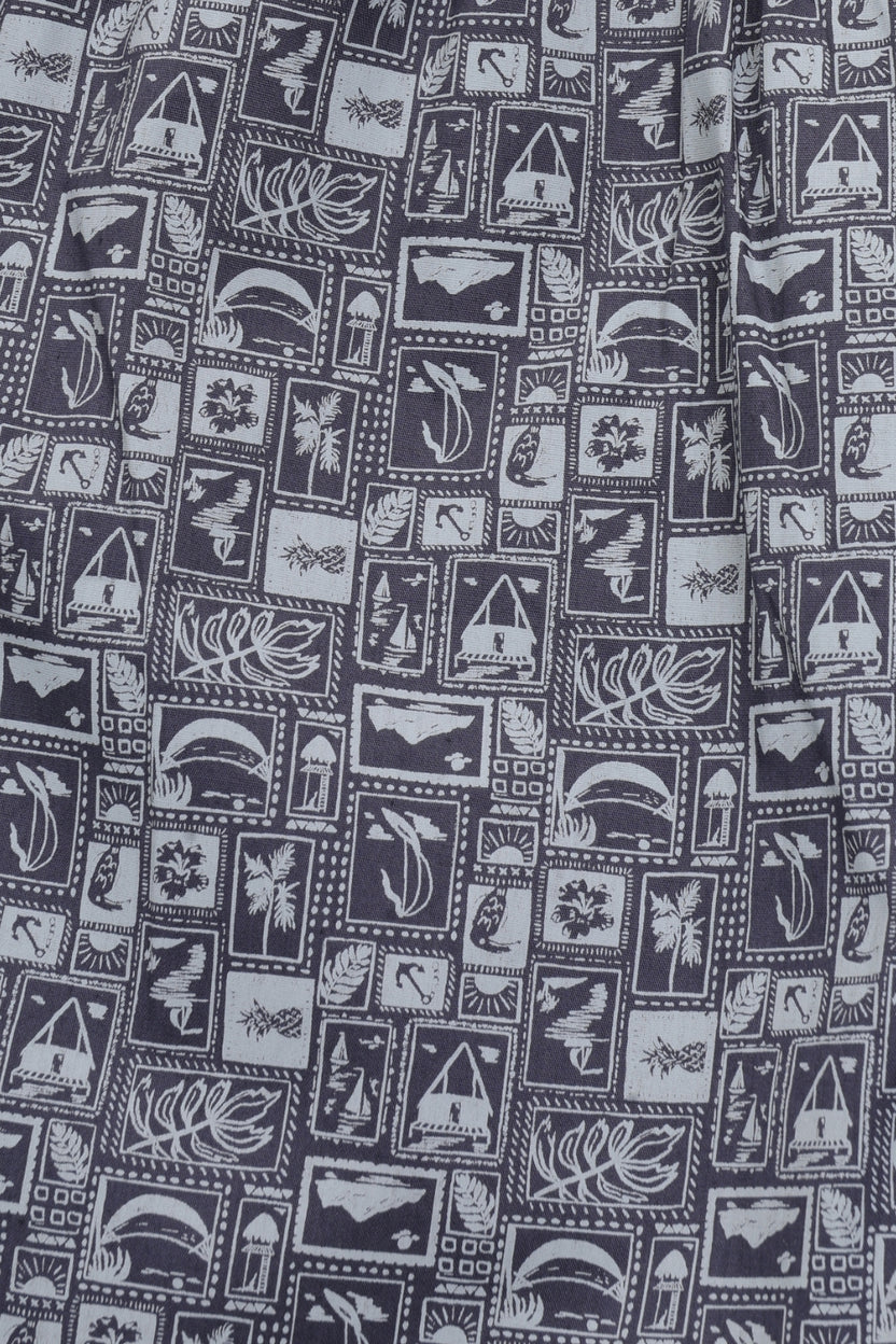Mens Navy Graphic Print Boxer - Image 8