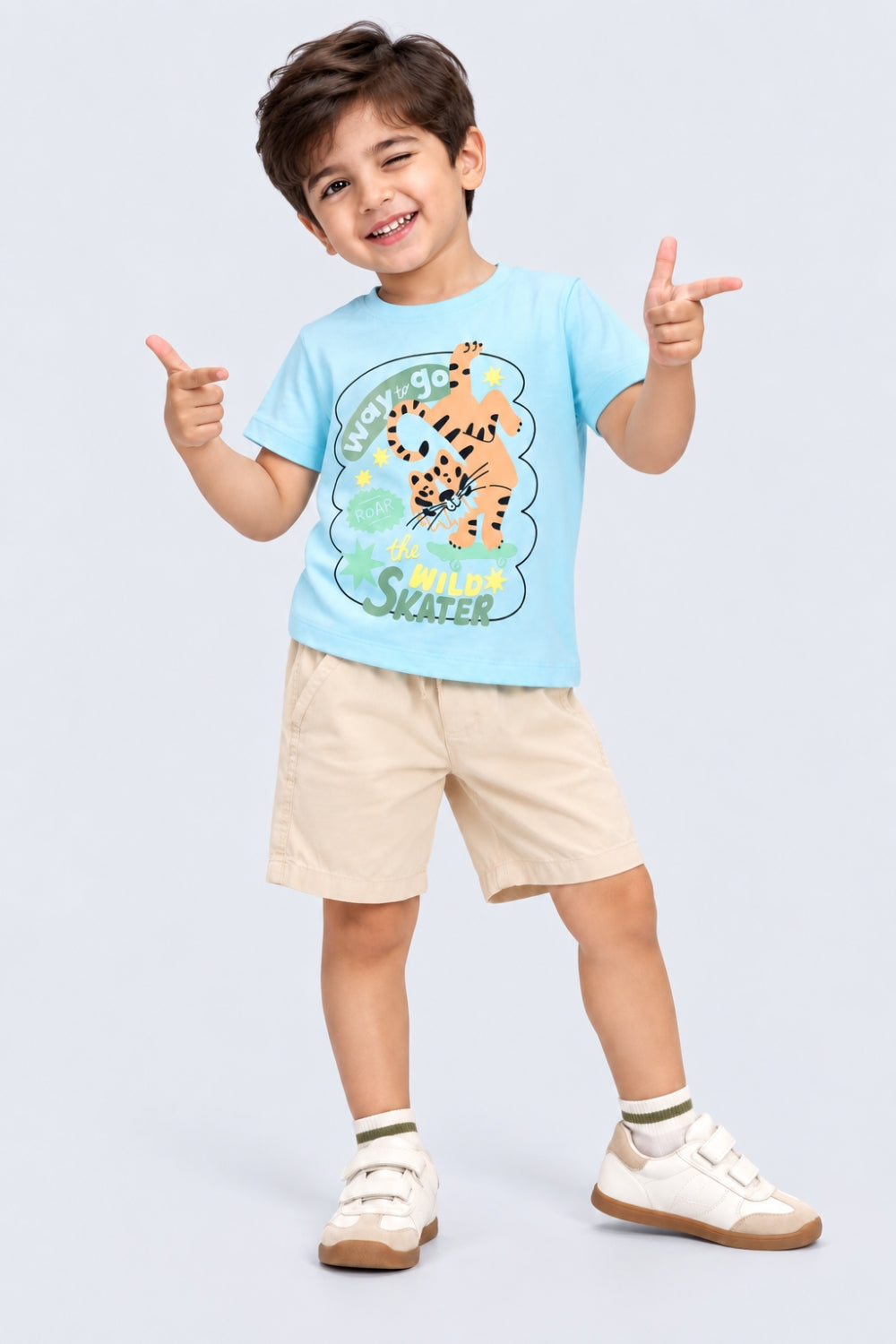 Boys Wild Skater Graphic Print Co-ord Set - Image 1