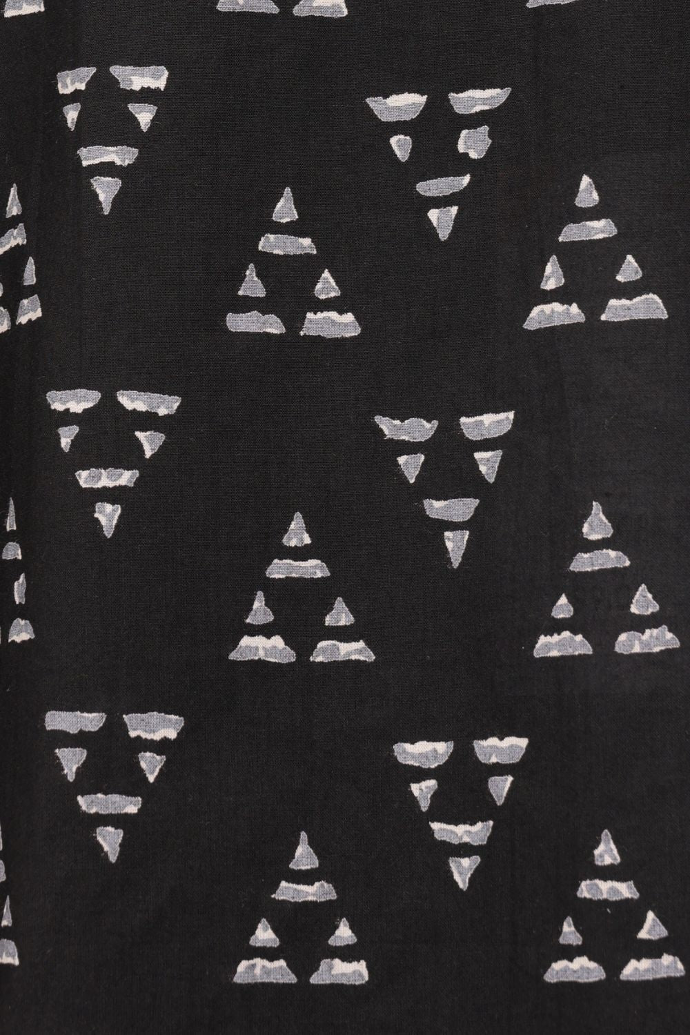 Womens Black Geometric Print Layered Top With Slip - Image 8