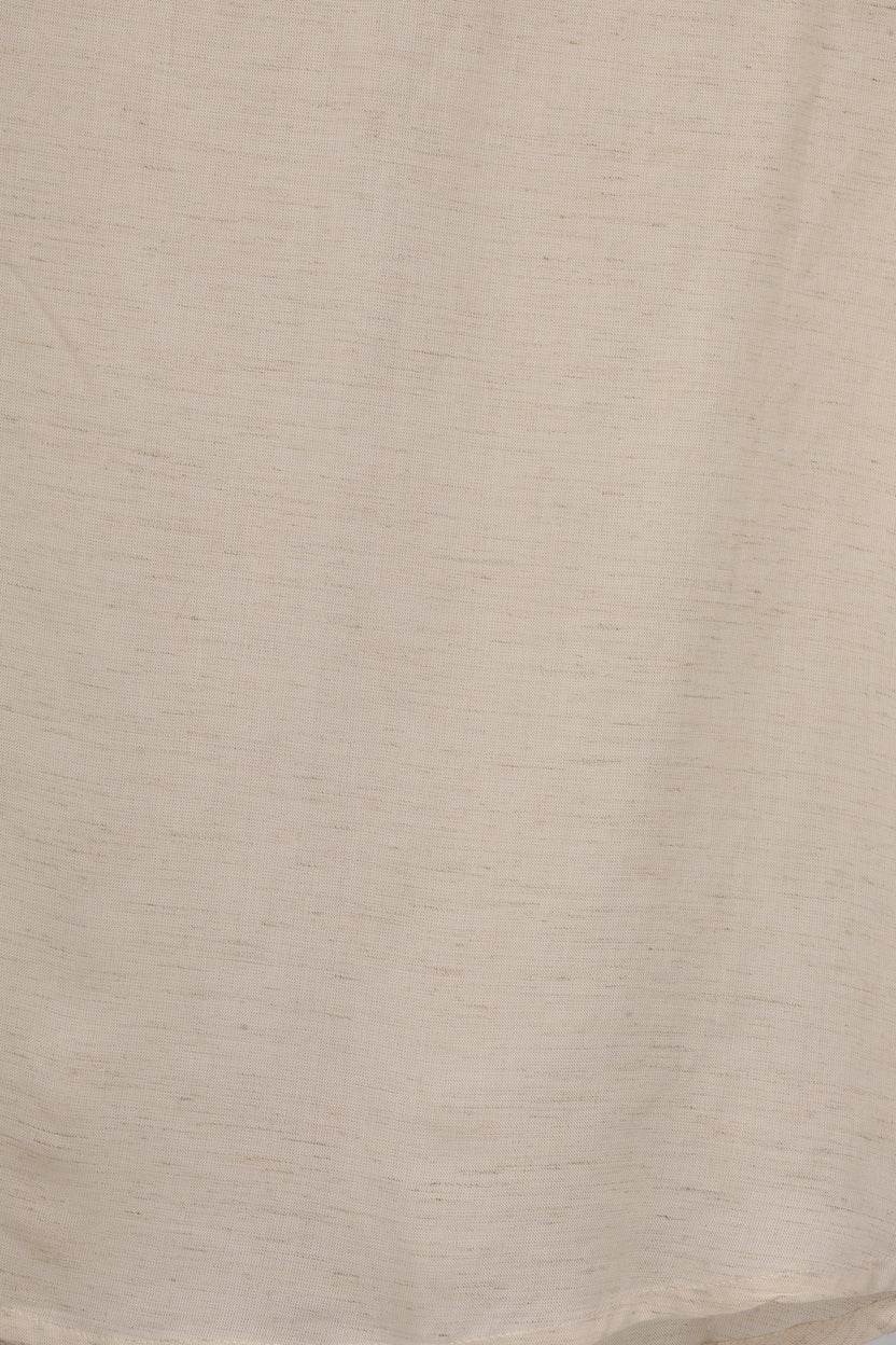 Womens Beige Embroidered Puff Sleeve Shirt - Image 8