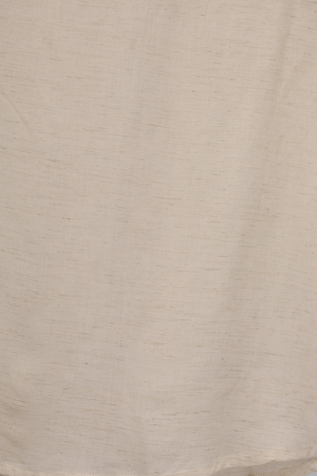 Womens Beige Embroidered Puff Sleeve Shirt - Image 8