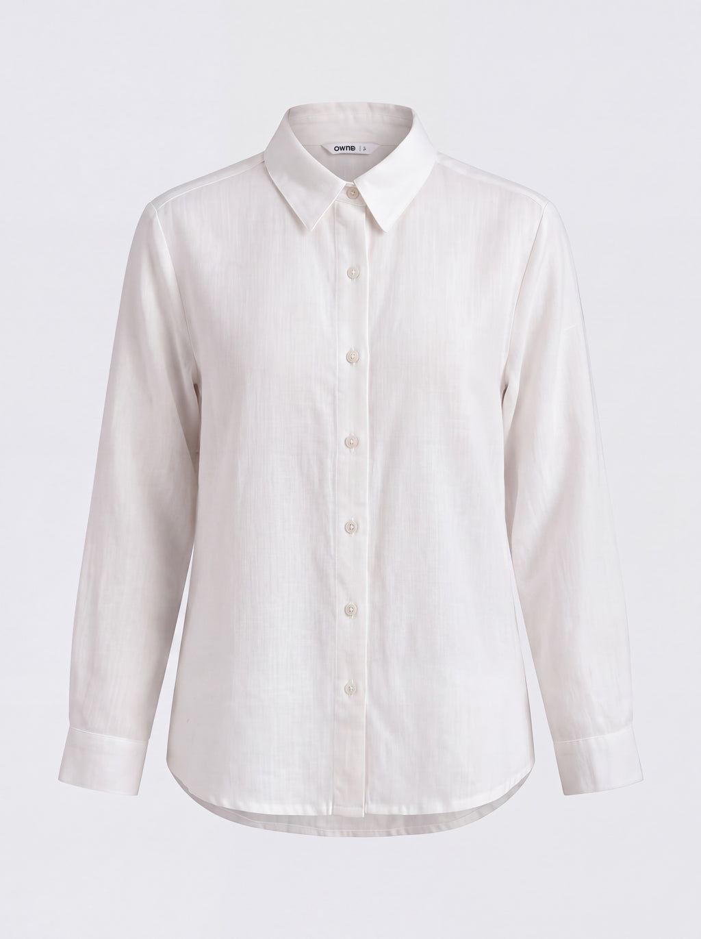 Womens Off White Scenic Back Embroidered Shirt - Image 7