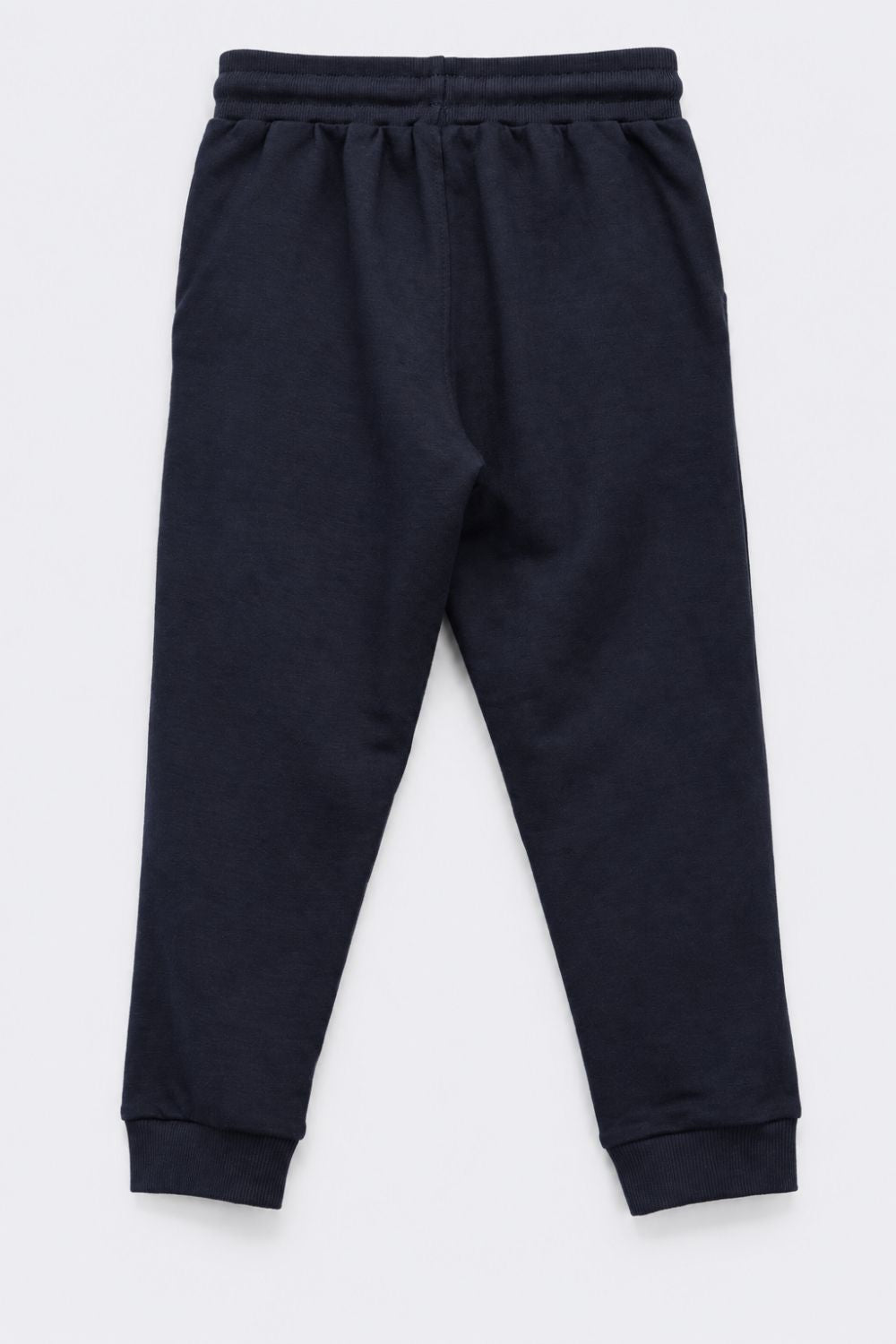 Boys Navy Regular Fit Typography Print Jogger - Image 3