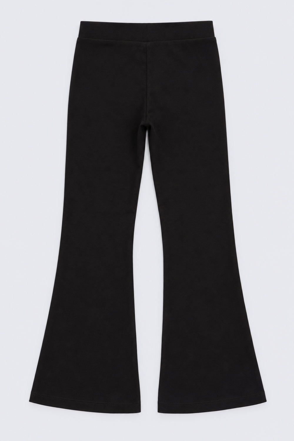 Tweens Girls Black Flared Solid Pant - Image 3