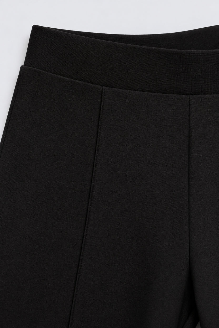 Tweens Girls Black Flared Solid Pant - Image 6