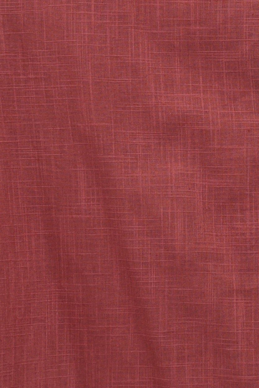 Mens Rust Paisley Print Resort Shirt - Image 8