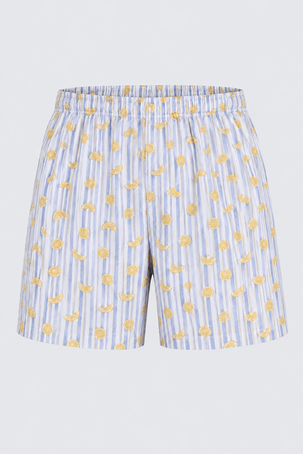 Mens Light Blue Striped Printed Boxer - Image 7