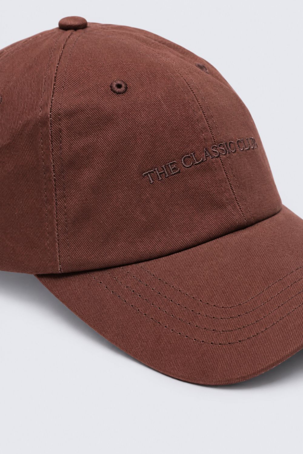 Women Brown Slogan Cap - Image 4
