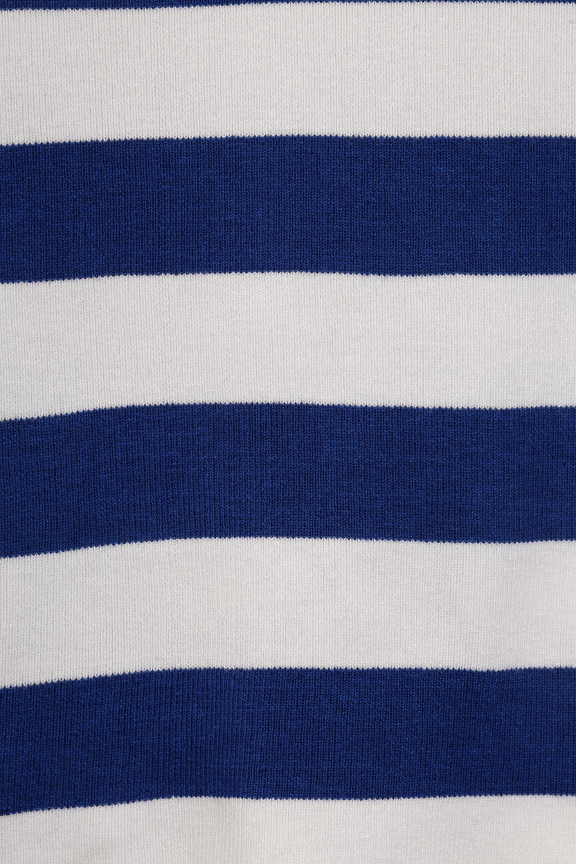 Womens Blue Striped T-Shirt - Image 8