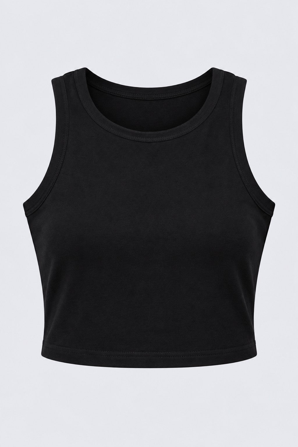 Womens Black Solid Camisole - Image 7
