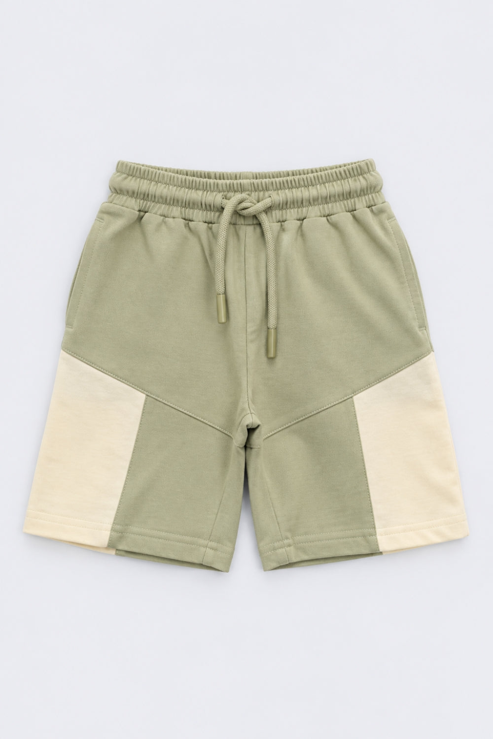Boys Regular Fit Green Colourblocked Co-ord Set - Image 5