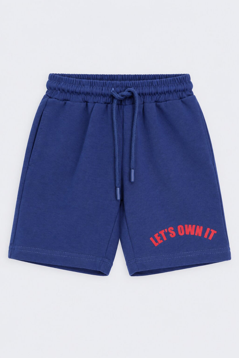Boys Regular Fit Navy Striped Co-ord Set - Image 5