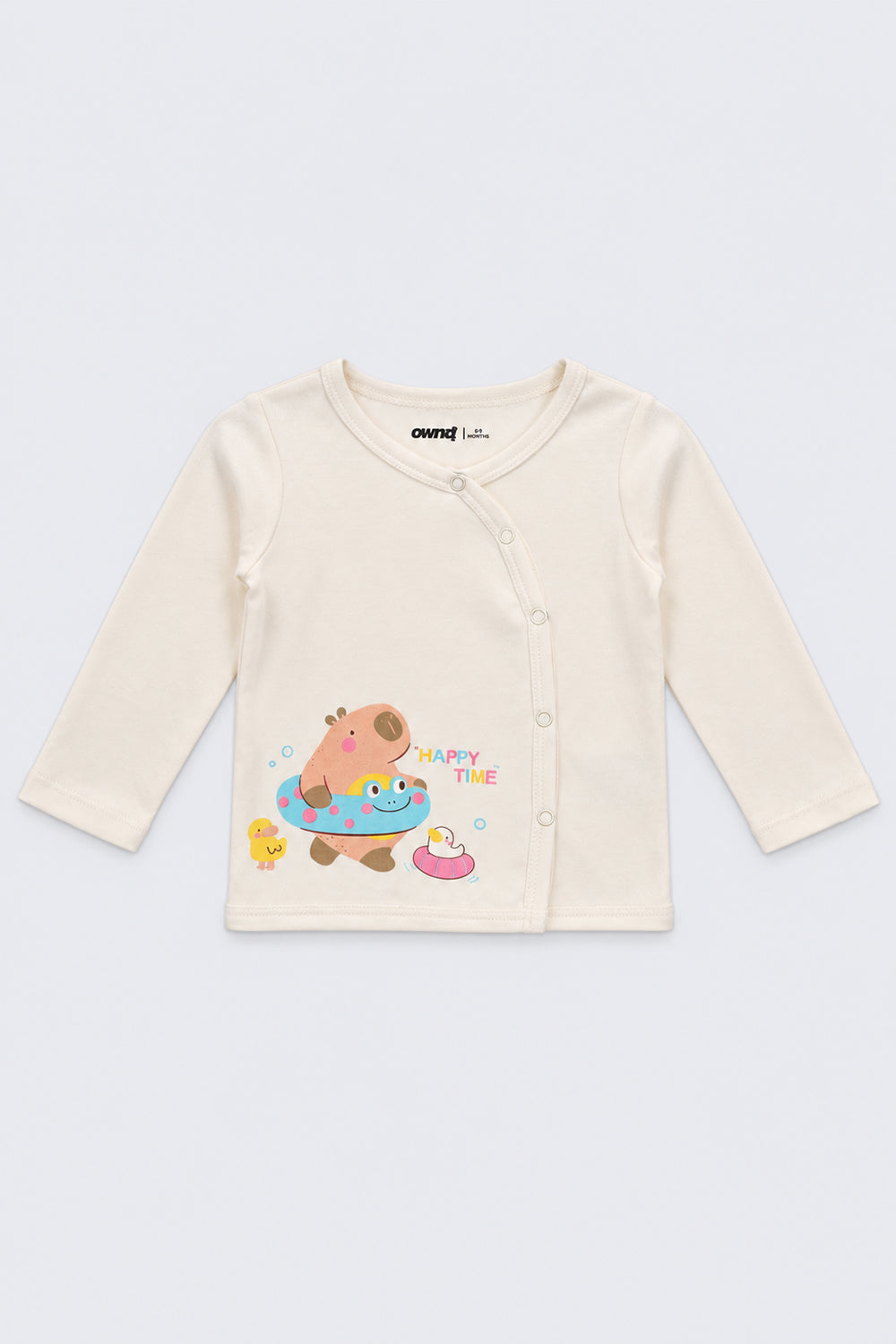Infant Girls Light Blue Graphic Print Co-ord Set - Image 2
