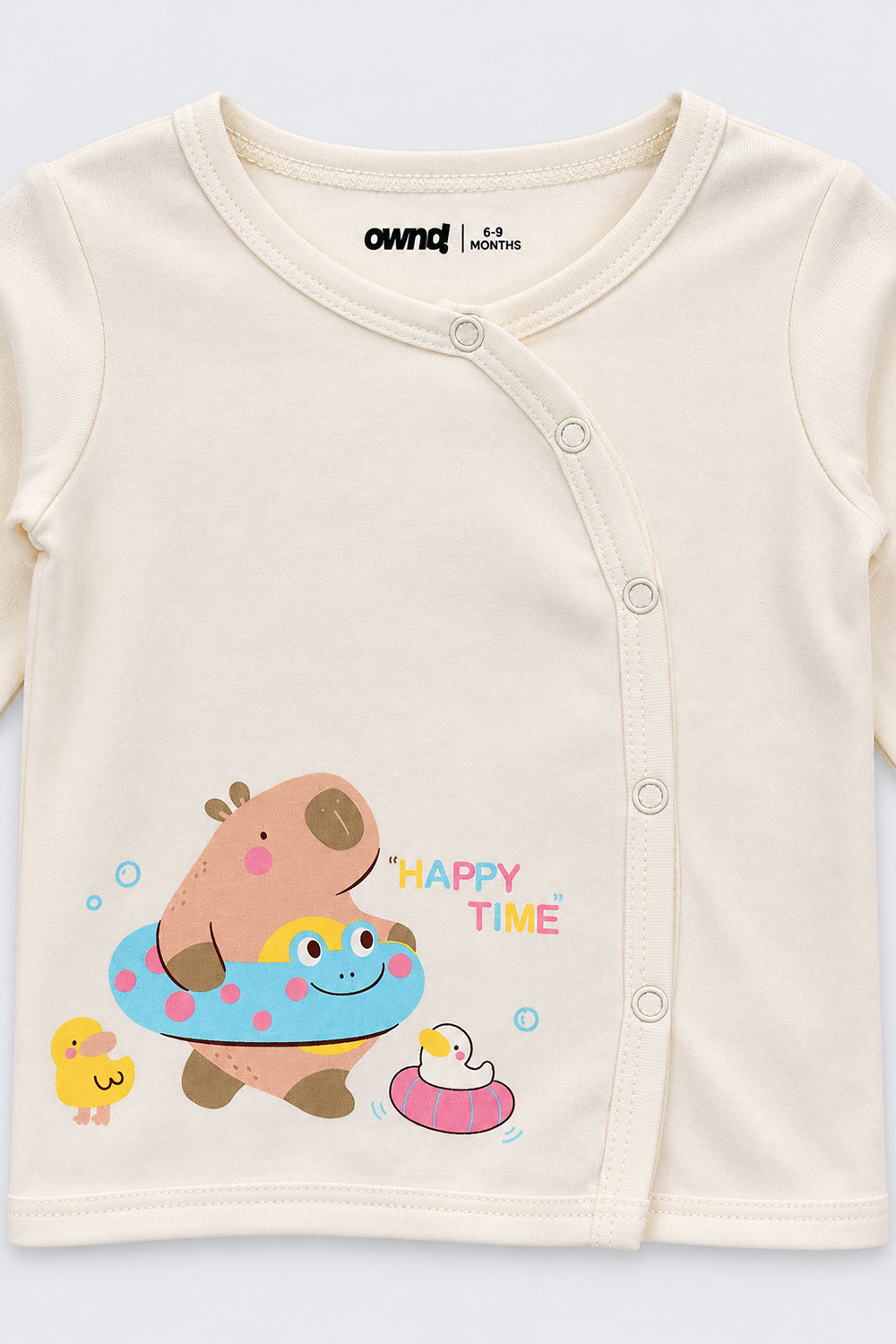 Infant Girls Light Blue Graphic Print Co-ord Set - Image 7