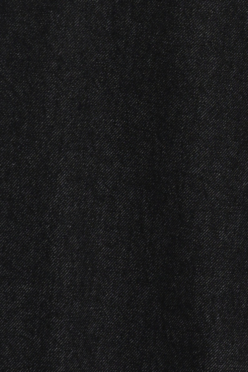 Mens Black Barrel Fit Washed Jeans - Image 8