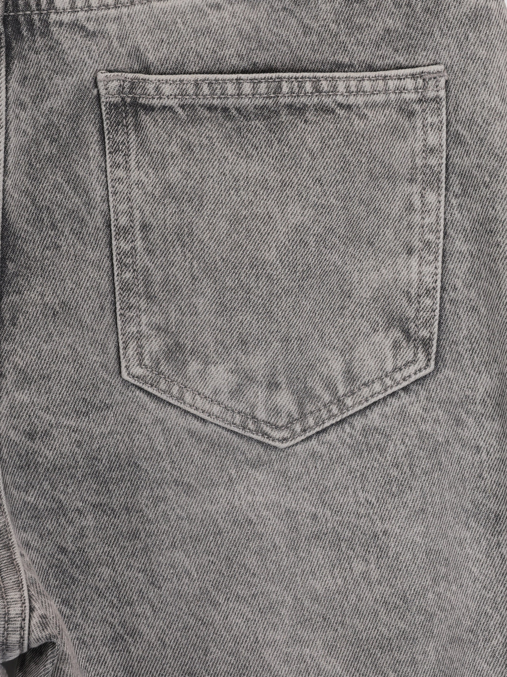Mens Grey Tapered Fit Solid Jeans - Image 8