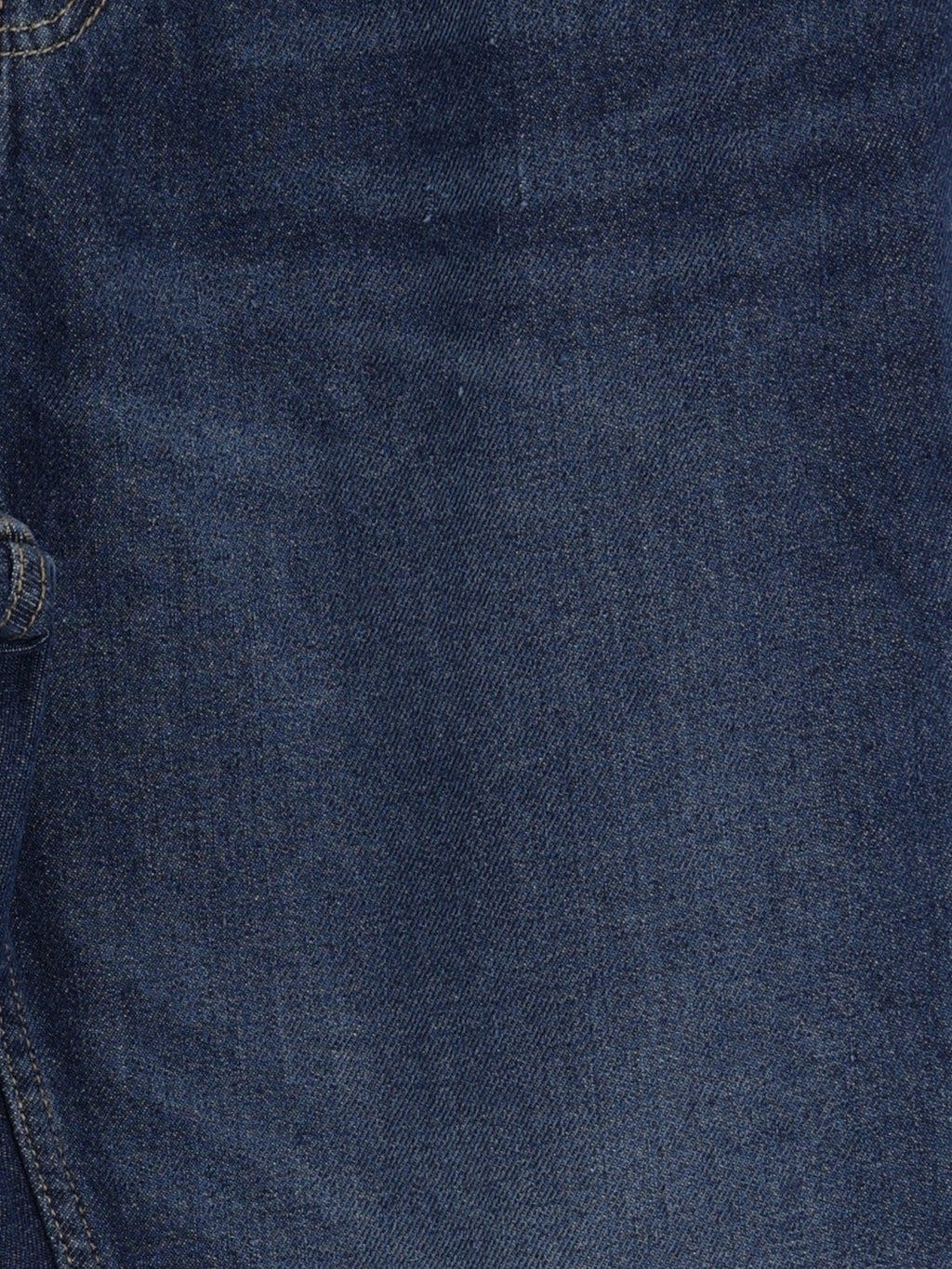Blue Solid Cotton Denim null Men Regular Fit Jeans - Image 8