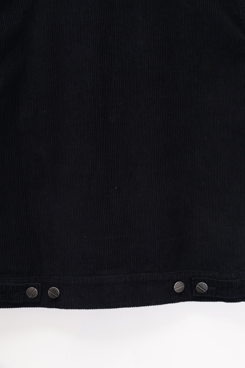 Mens Black Regular Fit Textured Corduroy Jacket - Image 8