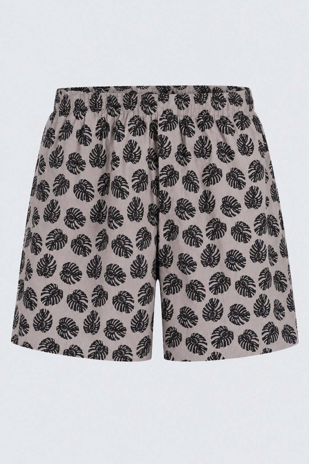 Mens Grey Regular Fit Tropical Print Boxer - Image 7