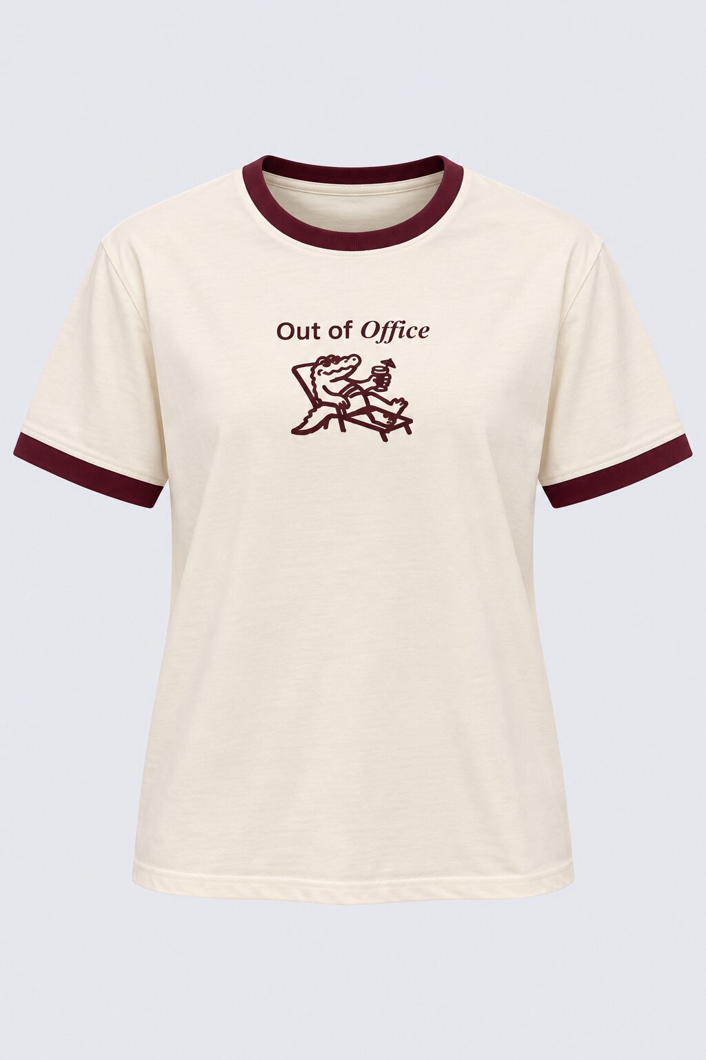 Mens Off Out of Office Graphic Print T-Shirt - Image 7