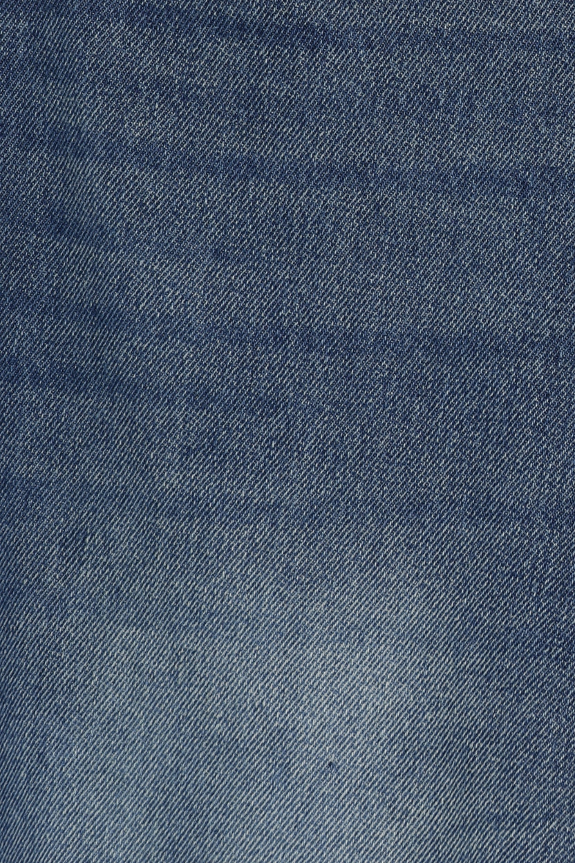 Womens Blue Wide Leg Washed Jeans - Image 8