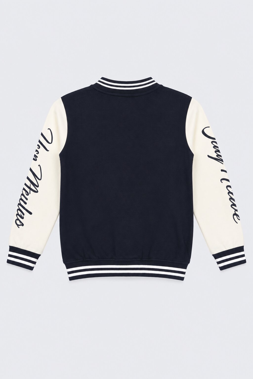 Tweens Boys Navy Varsity Print Jacket - Image 3