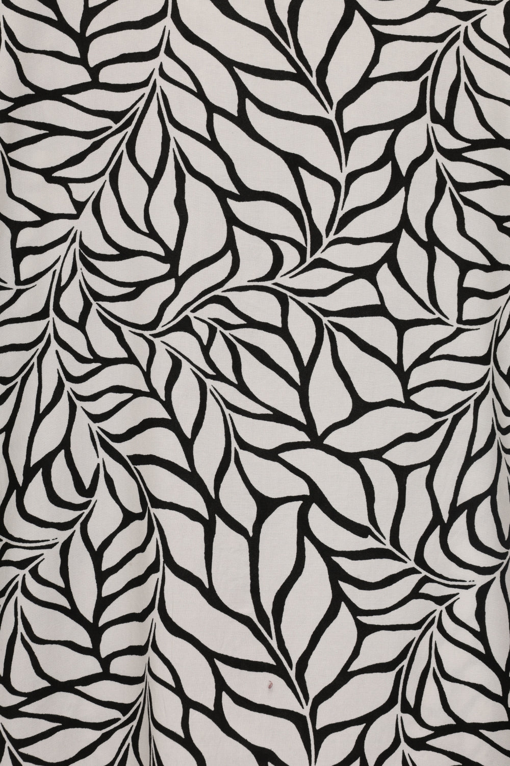 Womens Regular Fit Black Leaf Print Tunic - Image 8