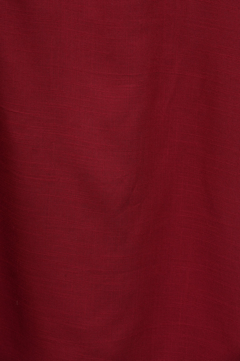 Womens Red Everyday Essentials Regular Fit Ethnic Top - Image 8