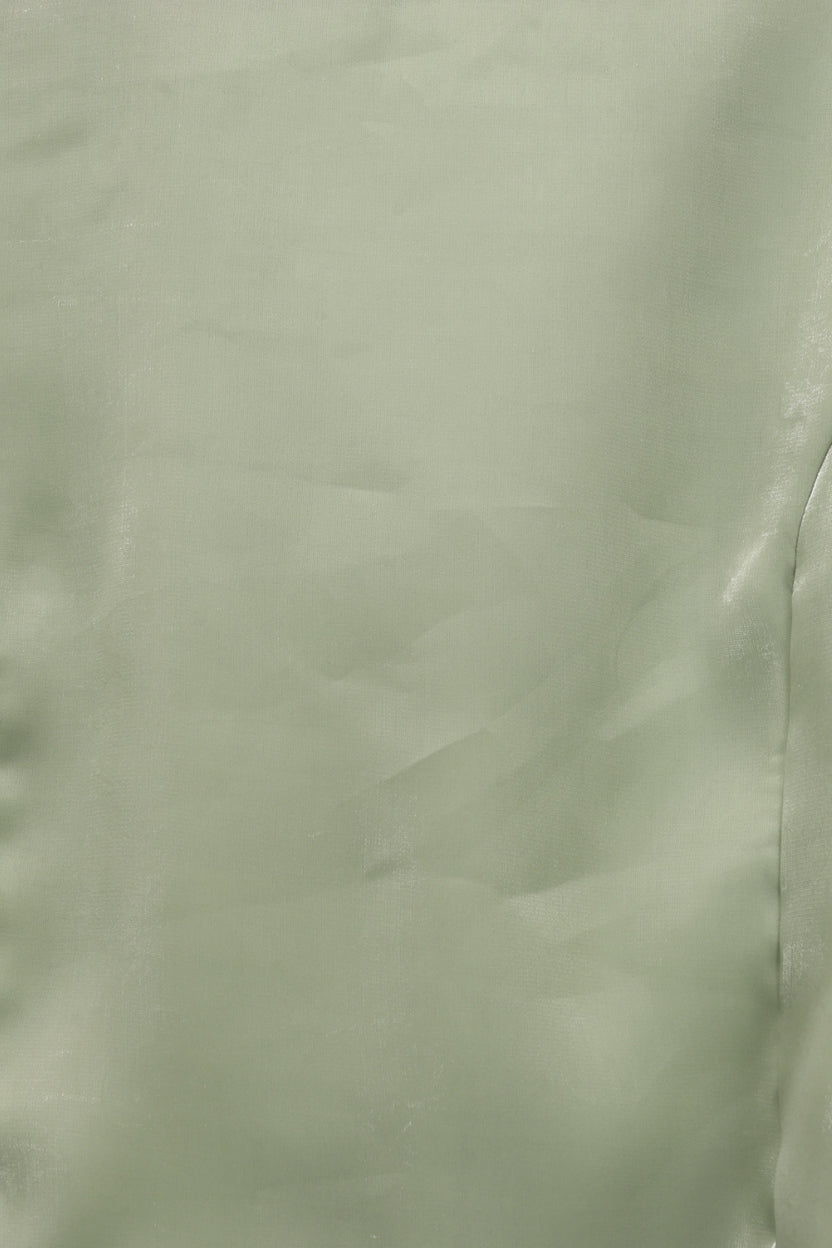 Womens Green Flared Sleeves Regular Fit Top - Image 8