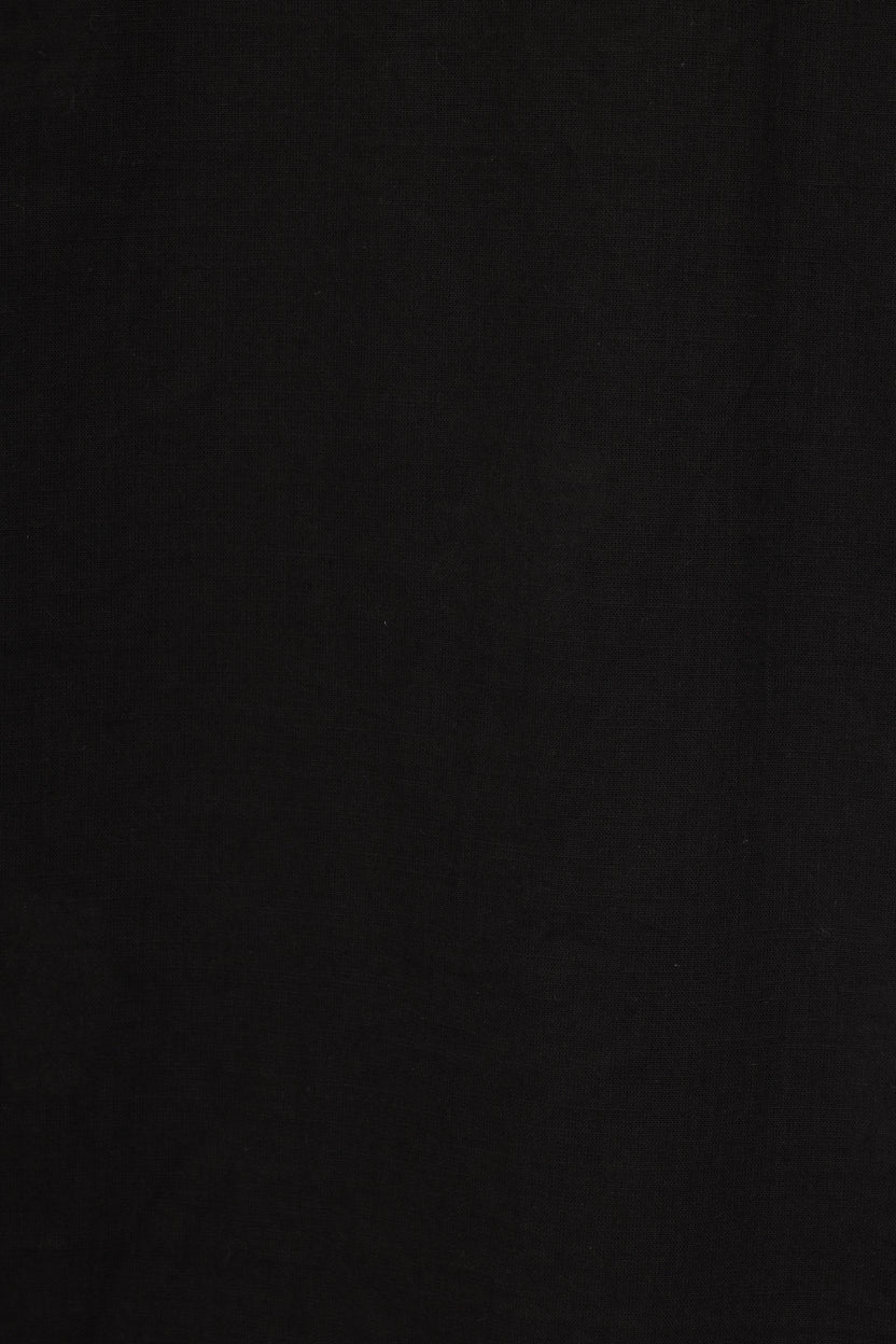 Womens Black Floral Straight Fit Kurta - Image 8