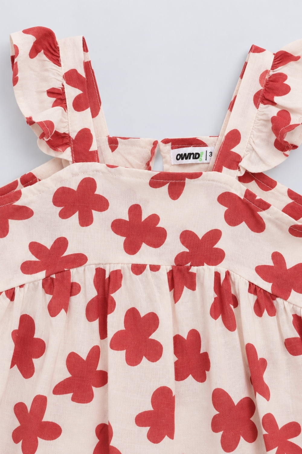 Girls Rust Floral Regular Fit Co-Ord Set - Image 6
