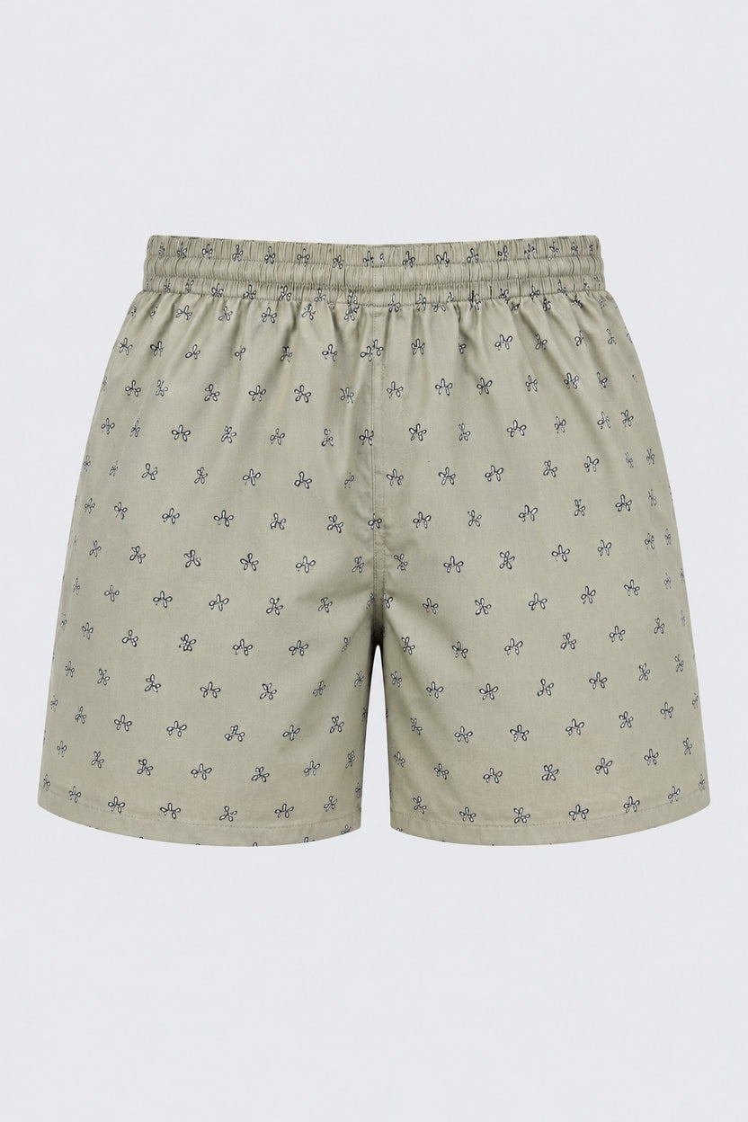 Mens Regular Fit Olive Boxer With 2 Pocket - Image 7