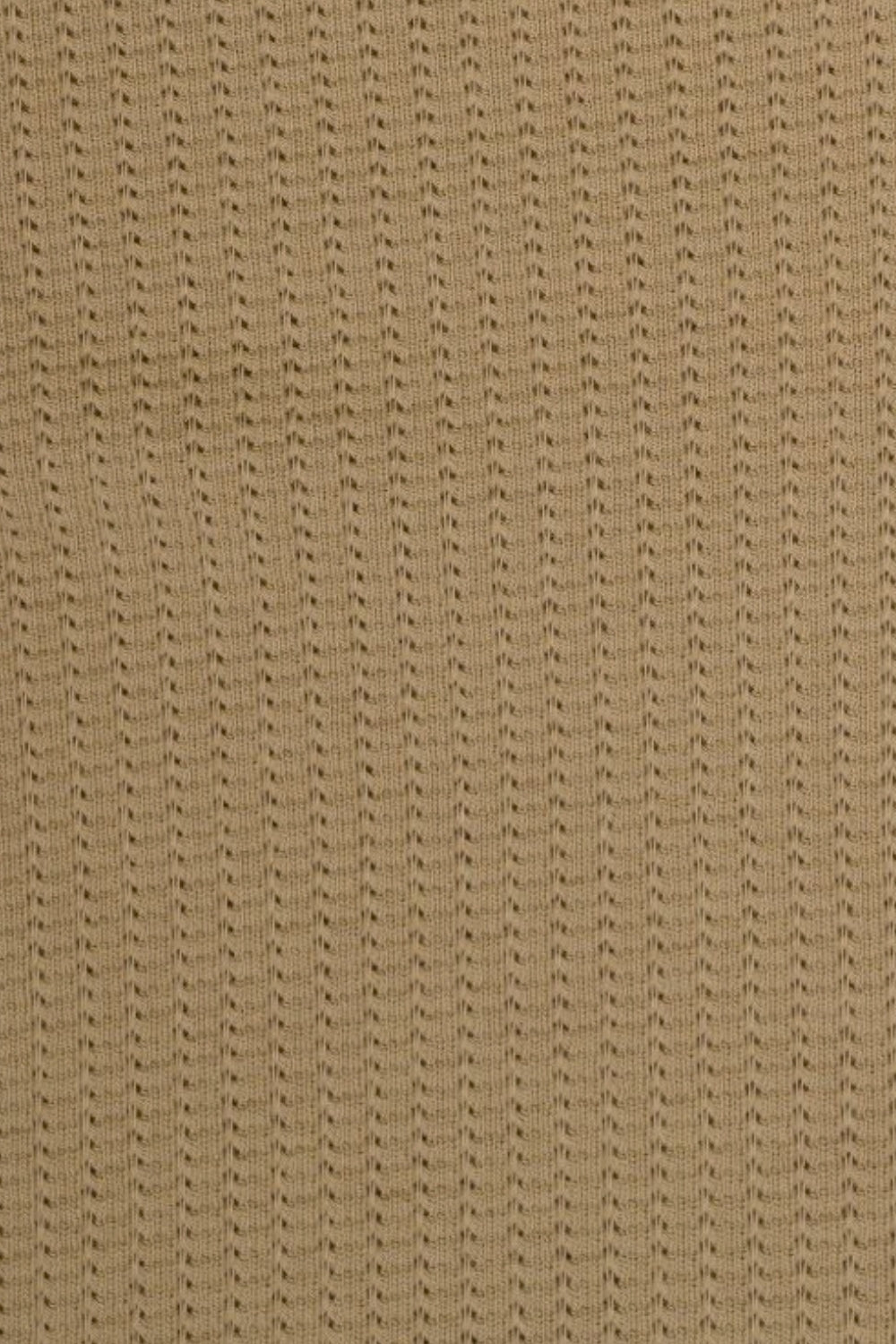 Mens Regular Fit Beige Knit Polo T-Shirt - Image 8
