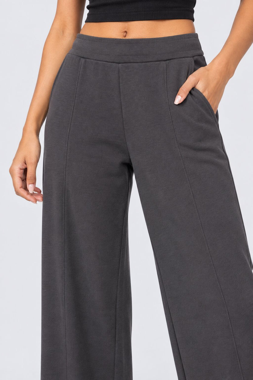 Womens Regular Fit Charcoal Casual Pant With 2 Pocket - Image 3