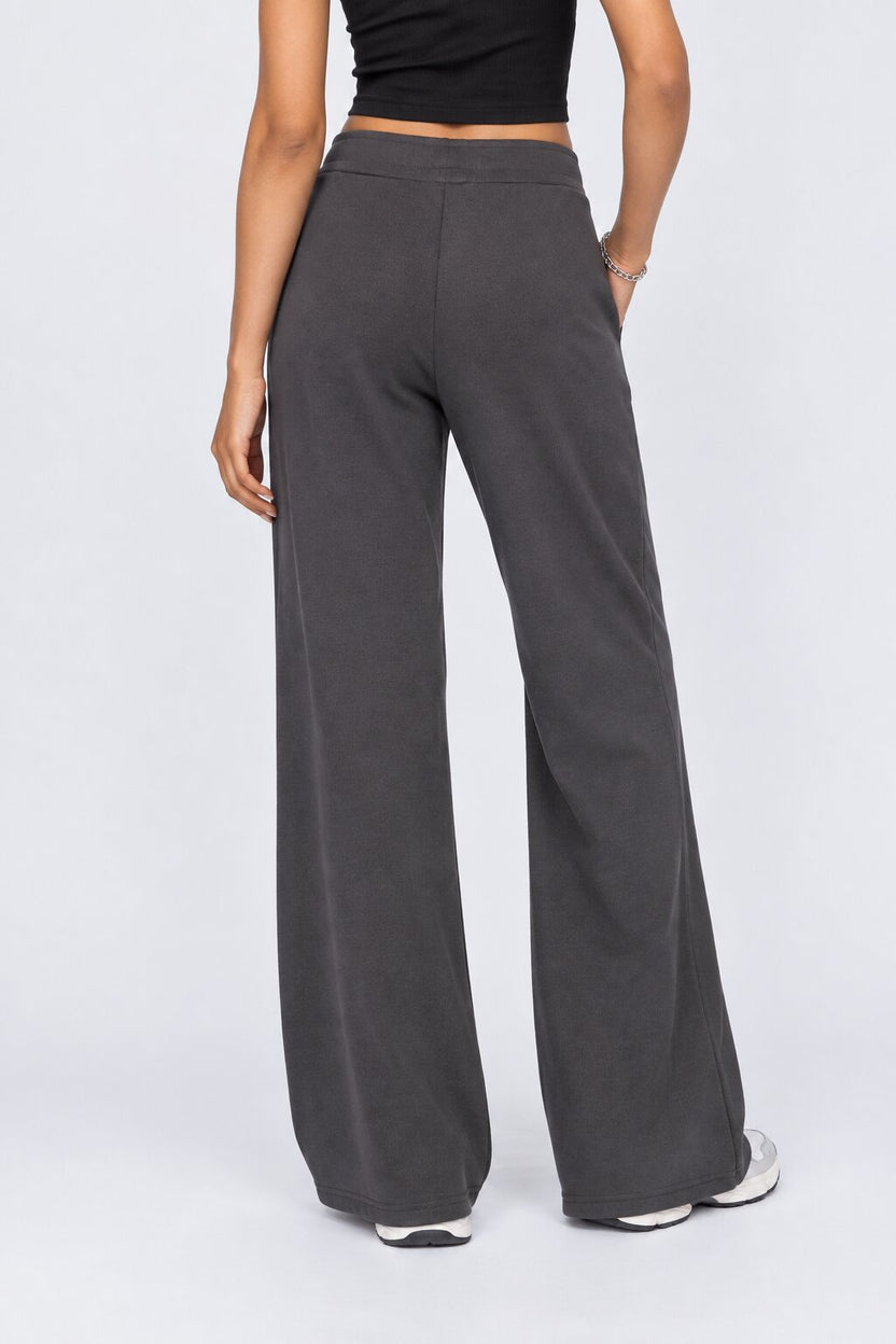 Womens Regular Fit Charcoal Casual Pant With 2 Pocket - Image 5