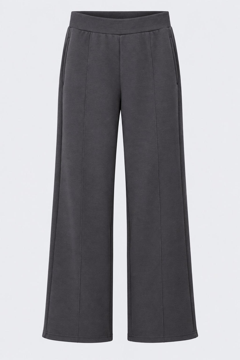 Womens Regular Fit Charcoal Casual Pant With 2 Pocket - Image 7