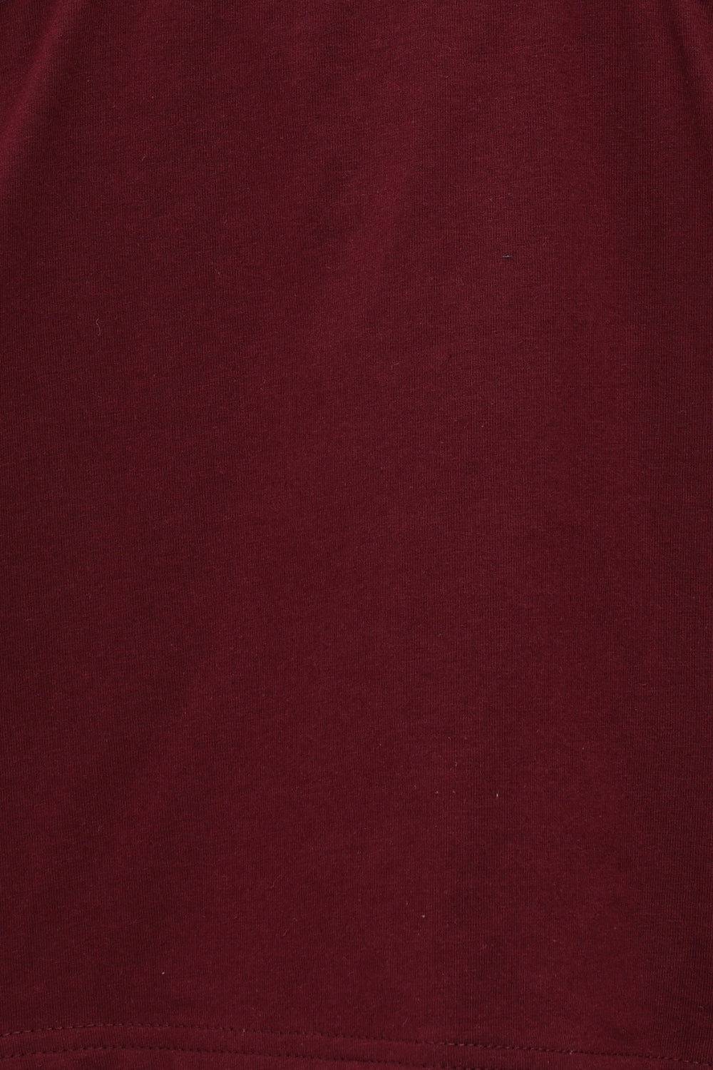 Womens Maroon Cotton Regular Fit T-Shirt - Image 8