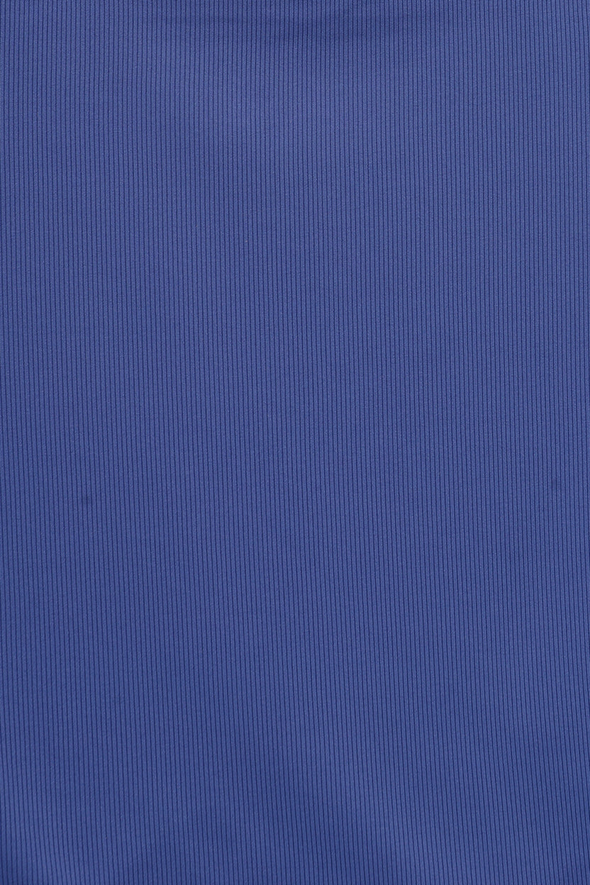 Womens Blue Regular Fit Crop Top - Image 8